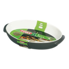 PYREX WAVE Grey Mat Форма для запекания большая 36см.  - C315B04