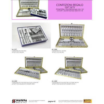Svanera SELENA  Столовые приборы 24 предмета - SV2271