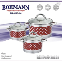 Набір посуду 6 предметів BOHMANN - BH0127-6