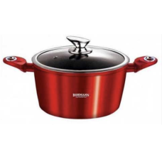 Каструля 5л.з кришкою 24 см. BOHMANN  -  BH 2624 NS