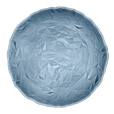 Bormioli Rocco Diamond Ocean Blue  Блюдо круглое большое 33 см - 431260F26321990