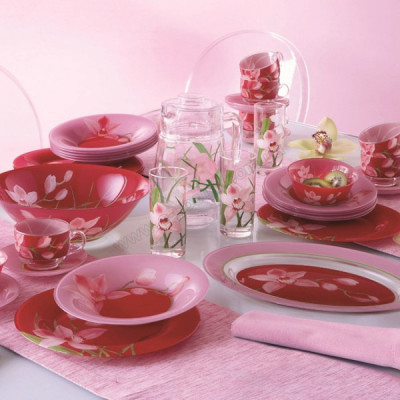 LUMINARC RED ORCHIS Бульйонница 500мл J1805