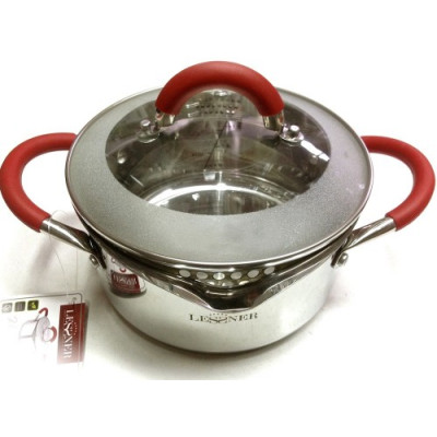 Lessner Kew garden Каструля с крышкой цедило 18см 2,2л  55114-18 R