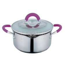 Lessner Kew garden Каструля с крышкой цедило 18см 2,2л  55114-18 V