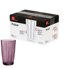 Склянка висока набір 6Х470 мл. PulsarPurple BormioliRocco - 360710M02321990-6