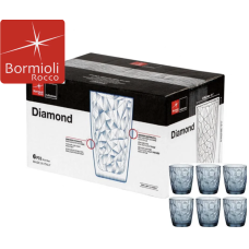 Склянки набір 6 штук 390мл. Diamond BORMIOLI - 302259M02321990