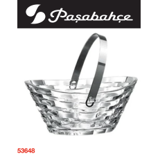 Цукерниця з ручкою корзинка 21см. Rattan Pasabahce - 53648