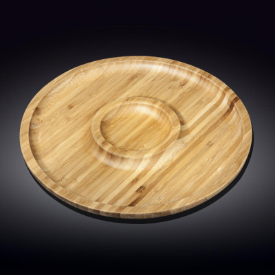 Wilmax.Bamboo.Блюдо кругле 30,5см-2секції WL-771048