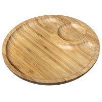 Wilmax.Bamboo.Блюдо кругле 35,5см-2секції WL-771045