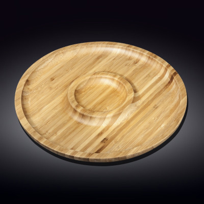 Wilmax.Bamboo.Блюдо кругле 35,5см-2секції WL-771049