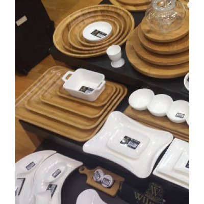 Wilmax.Bamboo.Блюдо кругле сервіровочне 35,5см WL-771092