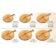 Wilmax.Bamboo.Блюдо кругле сервіровочне з-руч. 43,5х33см WL-771102