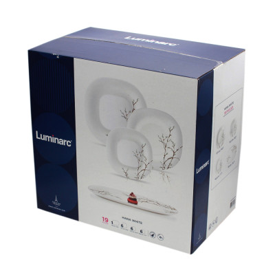 Luminarc Hana White Сервиз столовый19пр. - N2313