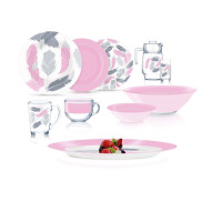 Сервіз столовий  46 предметів* Luminarc AMB TIRANA PINK  - Q9308