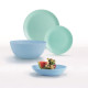 Сервіз столовий 38 предметів* Luminarc DIWALI LIGHT TURQUOISE &  BLUE  - Q0004