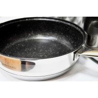 BOHMANN  Cковорода 2,9л с крышкой 24см антипригарная - BH 1235-24R