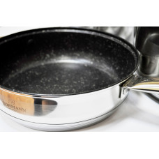 BOHMANN  Cковорода 2,9л с крышкой 24см антипригарная - BH 1235-24R