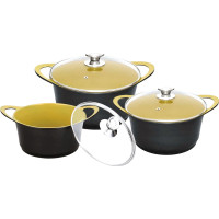 BARTON STEEL Набор кастрюль 6 прд. BS4106