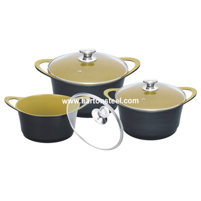 BARTON STEEL Набор кастрюль 6 прд. BS4106