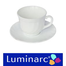 Чашка 220 мл з блюдцем 2 пред. Luminarc Trianon  - E8845-1