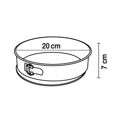 PYREX MAGIC Форма круглая  разъёмн  20см  MG20BS6