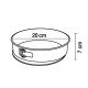 PYREX MAGIC Форма круглая  разъёмн  20см  MG20BS6