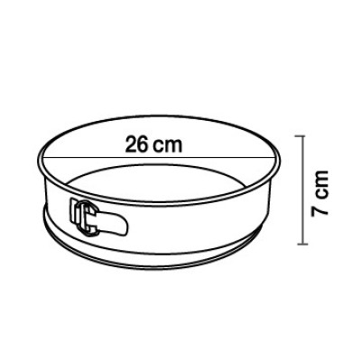 PYREX MAGIC Форма круг разъёмный  26см MG26BS6/7244