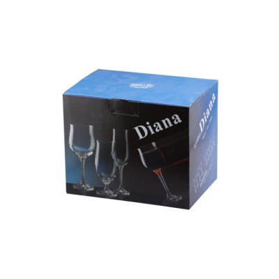 Келихи вино набір 6 штук 150мл Diana BOHEMIA - b40157/150
