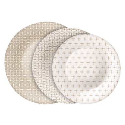 Bormioli Rocco Ceramic beige Тарелка суповая 23см - 430132FP2121932