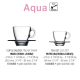 Набір чайний 12 пр. 225 мл. Aqua Pasabahce - 95040