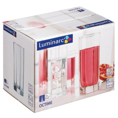 Luminarc Octime Стакан выс. набор 6х330  H9811