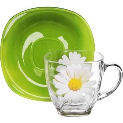 Luminarc Carine Paquerette Green Набор чайный 220мл. 12 пред.  - N8508