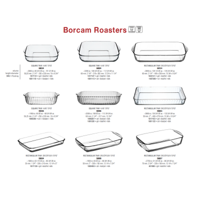 Форма жароміцна 2 л Borcam Pasabahce – 59034