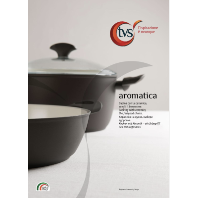 TVS AROMATICA  Сковорода керамика 28 см. - 4J19628