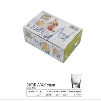 DUROBOR Norway Стопка для водки 70 мл. 0716/07