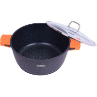 BOHMANN Кастрюля большая 13л. с крышкой 36cm. - BH 7350-36 MRB