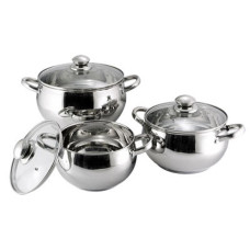 BOHMANN Набор посуды 6 пред. 18/20/24 cm. BH 0506