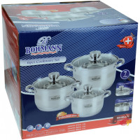 BOHMANN Набор посуды 2,9 L.3,9 L.5,1 L BH06275