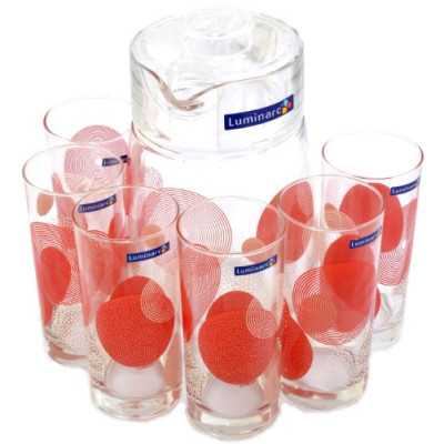 LUMINARC CONSTELLATION RED Набор для напитков 7 пр. G8277