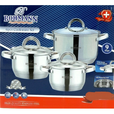 Набір посуду 6 предметів BOHMANN - BH 06-295