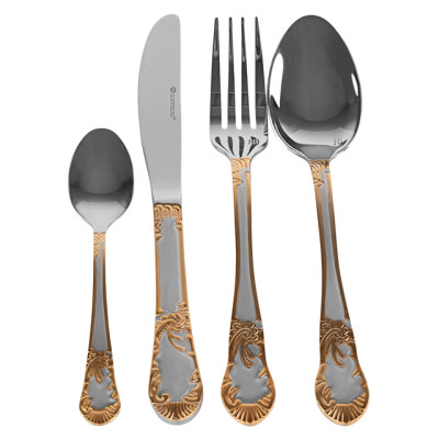 Hoffburg Столовые приборы Paradys 24пр. HB-2473-GS