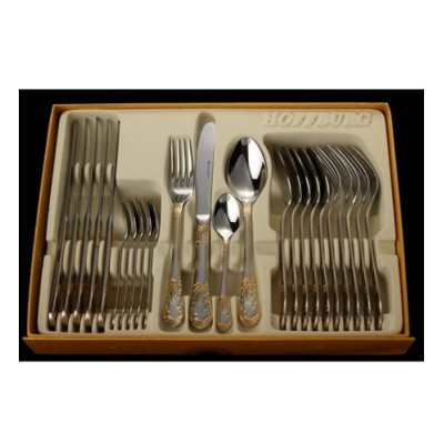 Hoffburg Столовые приборы Paradys 24пр. HB-2473-GS