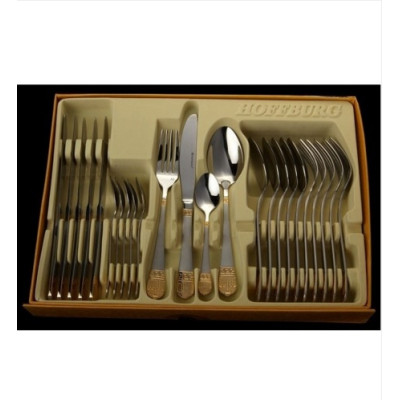 Hoffburg Charm Столовые приборы  24пр. HB-2501-G