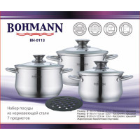 BOHMANN Набор посуды 7 предметов BH 0113