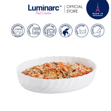 Блюдо глибоке овальне жароміцне 22Х16 см. Trianon Luminarc - P4017