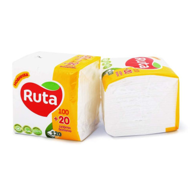 Серветки упаковка120шт. 24Х24див. RUTA 3 - R74049