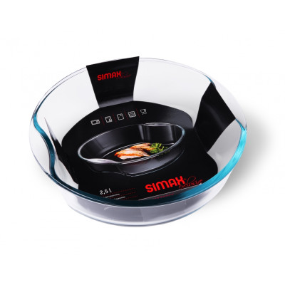 Форма скляна жаростійка 1,5 л. Exclusive Color Simax s6906 - 6916