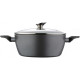 BLAUMANN Granit Line Кастрюля 6.5л. с крышкой 28 см,- BL1546