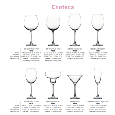 Келихи вино набір 2 штуки 615 мл. Enoteca Pasabahce - 44738-2