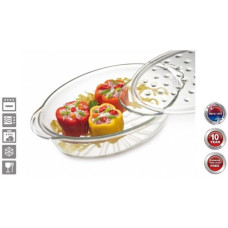 Гуятниця жаростійка з кришкою 3,6л. Simax Color - 7406-7416/Р